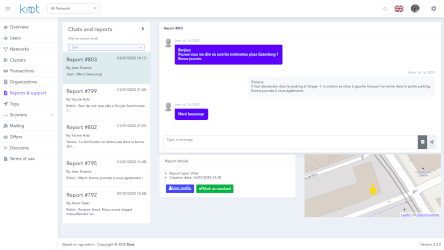 Knot dashboard support