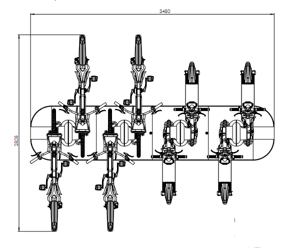 Док-станция Knot v6 с 4 полюсами, двусторонняя